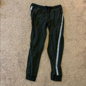Wet Seal Gray Stripes Sweat Pants